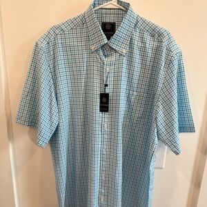 Men's Blue Checkered Shirt